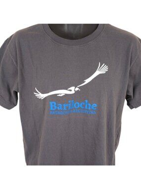 Bariloche T Shirt Mens Size Large Gray Patagonia Argentina Travel Destination